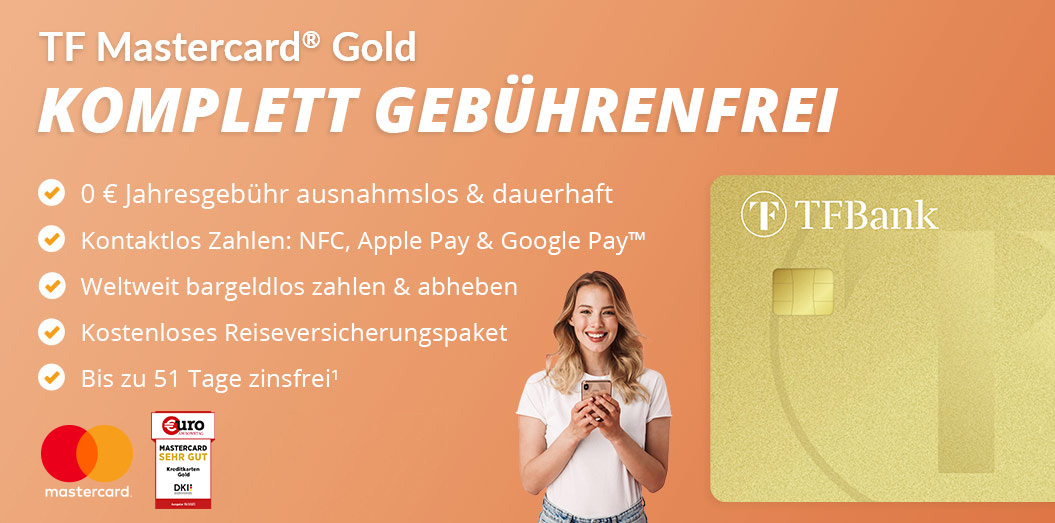 Info-Grafik Vorteile TF Mastercard® Gold