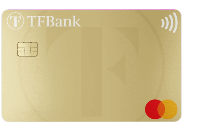 Darstellung der Front der TF Mastercard Gold