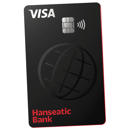 GenialCard der Hanseatic Bank (Hochformat)